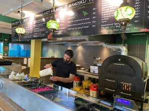 Arabian style in little Aarhus 🌟🪕🥁 at Falafel King in Aarhus