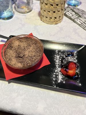 Tiramisu  at Veganfruttariano in Milan