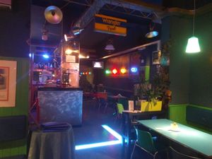 funky, comfortable, free wifi at Veganfruttariano in Milan