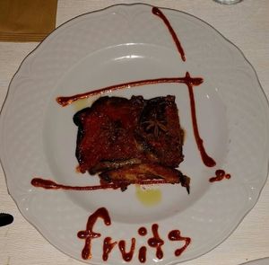 Raw lasagna. Divine! at Veganfruttariano in Milan