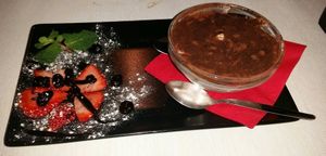 Incredible tiramisu at Veganfruttariano. at Veganfruttariano in Milan