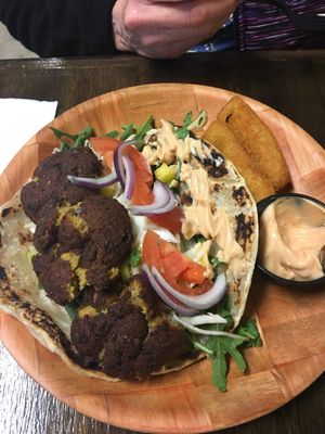 Falafel at Caribbean Connection in Lewisburg