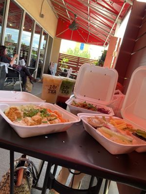 great indoor and outdoor atmosphere ! at Kaleisia Tea Lounge in Tampa