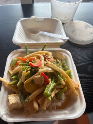 Curry when mixed at Kaleisia Tea Lounge in Tampa