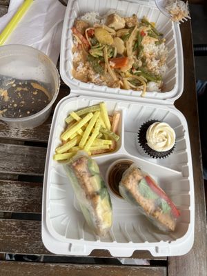 Curry as a set  at Kaleisia Tea Lounge in Tampa