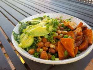 Great curry! at The Honey B in Santa Barbara