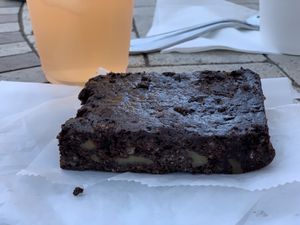 Yummy brownies  at The Honey B in Santa Barbara