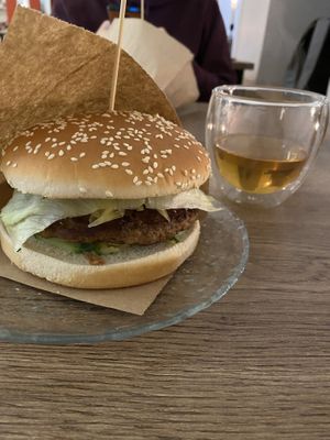   at ZEN Vegan Burger in St Petersburg