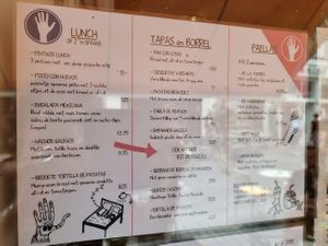 menu at Lume by Fingerz in Nijmegen