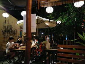 garden at What Else Cafe in Hoi An