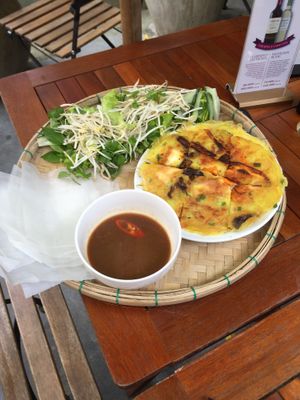 Mushroom Pancake  at What Else Cafe in Hoi An