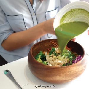 Goddess Bowl with Warm Basil Broth  at La Juiceria Superfoods Xpress - Avenue K in Kuala Lumpur