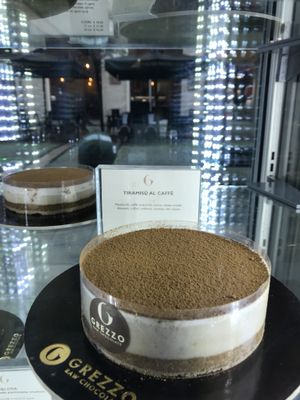 Tiramisu at Grezzo Raw Chocolate in Turin