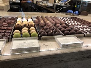 Yum! All vegan!! at Grezzo Raw Chocolate in Turin