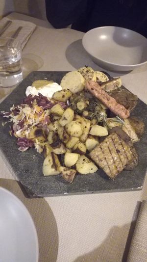 Gran grigliata veg at Ecosteria Parco Santi Angeli in Santi Angeli