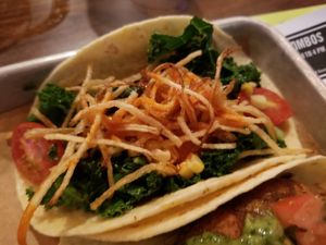 Kale and corn taco at Bomba Tacos & Rum in Fairlawn
