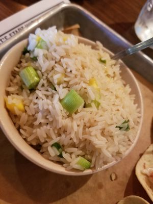 Coconut mango rice at Bomba Tacos & Rum in Fairlawn