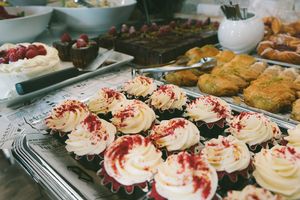 Brunch desserts at Mezza in Espoo