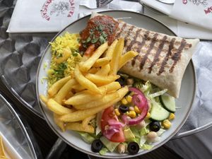 Beans and pepper burrito   at Casita Mexicana in Killarney