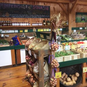 Produce & jams at Morning Glory Farm in Edgartown