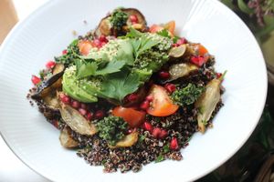 Salad of the day at Yellow Rose in Copenhagen