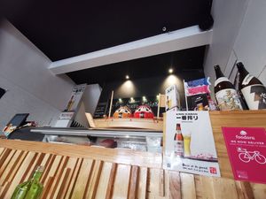 Counter at Kinyoubi Izakaya in Fitzroy