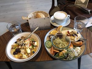 „Juli“-Müsli + „Pflanzenkraft“-Frühstück  at Cafe Juli in Aachen