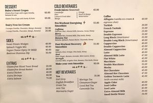 Menu page 2/2 at Sea Salt Bakery & Cafe in Cairo