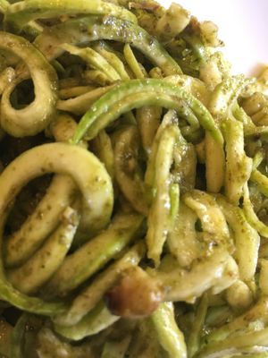 zucchini noodles  at Sea Salt Bakery & Cafe in Cairo