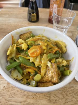 Vegan Thai curry   at Tasty Bowl in Hasselt
