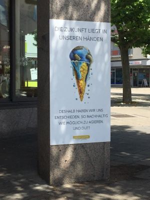 Outside  at Gelateria Gran Caffe in Bruchsal