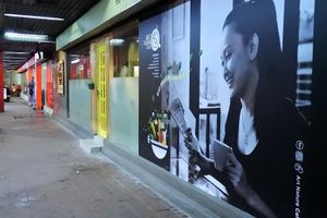 Entrance by the bus station  at Art Nature Cafe - Penang in Penang