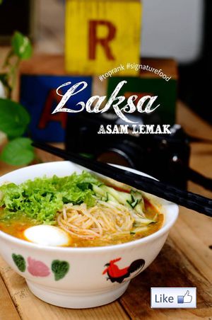 Sour and spicy laksa at Art Nature Cafe - Penang in Penang