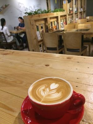 Latte for early morning  at Art Nature Cafe - Penang in Penang
