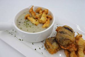 Special mushroom soup (no egg ingredients) at Art Nature Cafe - Penang in Penang