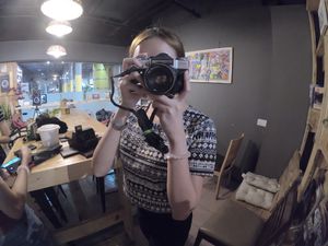 Welcome to take photo  at Art Nature Cafe - Penang in Penang