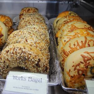 Fresh Bagels at The Copper Q in Big Bear Lake