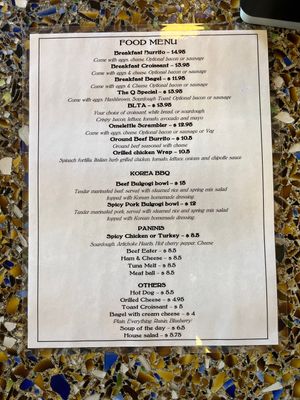 No vegan options, there’s hardly a vegetarian option.  at The Copper Q in Big Bear Lake