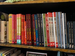 Vegan friendly books at The Copper Q in Big Bear Lake