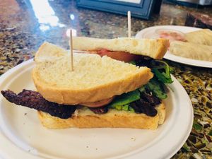 Vegan BLTA at The Copper Q in Big Bear Lake
