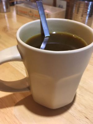 Brown sugar turmeric tea at Dileep's Indian Healthy Vegetarian in Kaohsiung