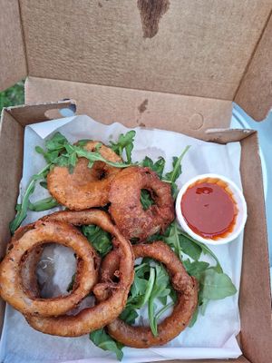 Onion rings at The Square in St Just