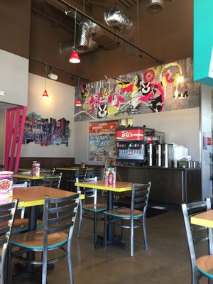 Dining area at Tin Drum Asian Kitchen in Newnan