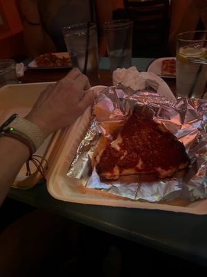 Vegan deep dish #Veganuary at 312 Pizza Company in Nashville