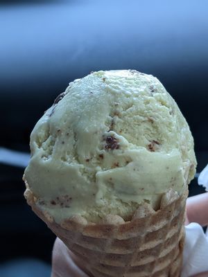 Banana brownie scoop at Monkeywrench in Salt Lake City