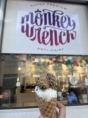 Mocha and cookie dough   at Monkeywrench in Salt Lake City