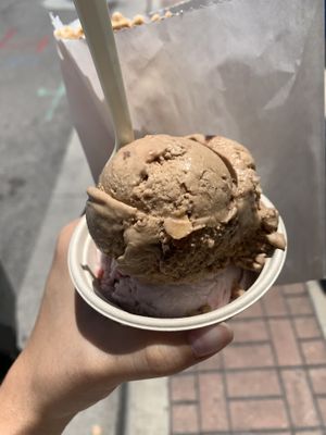 Chocolate almond and strawberry at Monkeywrench in Salt Lake City