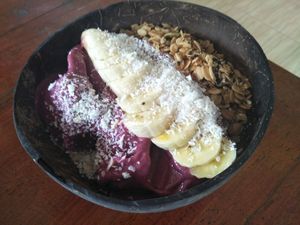 Acai bowl  at Bom Bowls in Pai