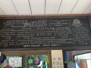 Menú   at Bom Bowls in Pai