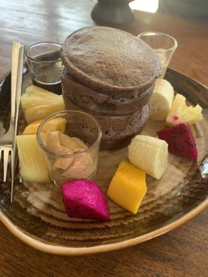 Tortitas de chocolate   at Bom Bowls in Pai